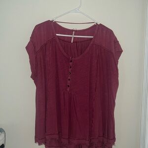 Free people swing top in pink